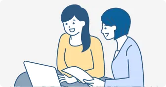 相談・面談・手続きのイラスト