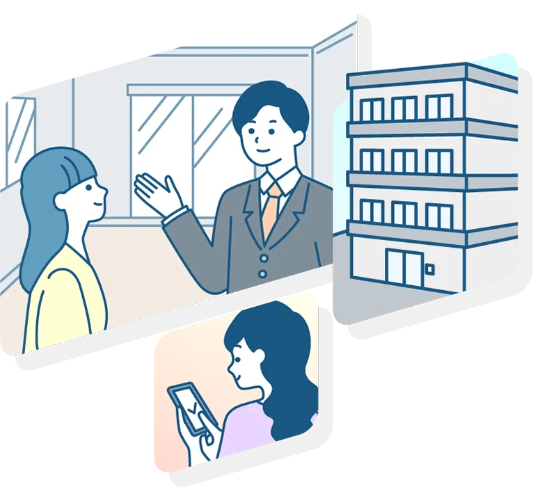 不動産・賃貸・設備イラスト