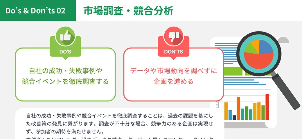 イベントを企画・運用する際のDo's&Don'ts4