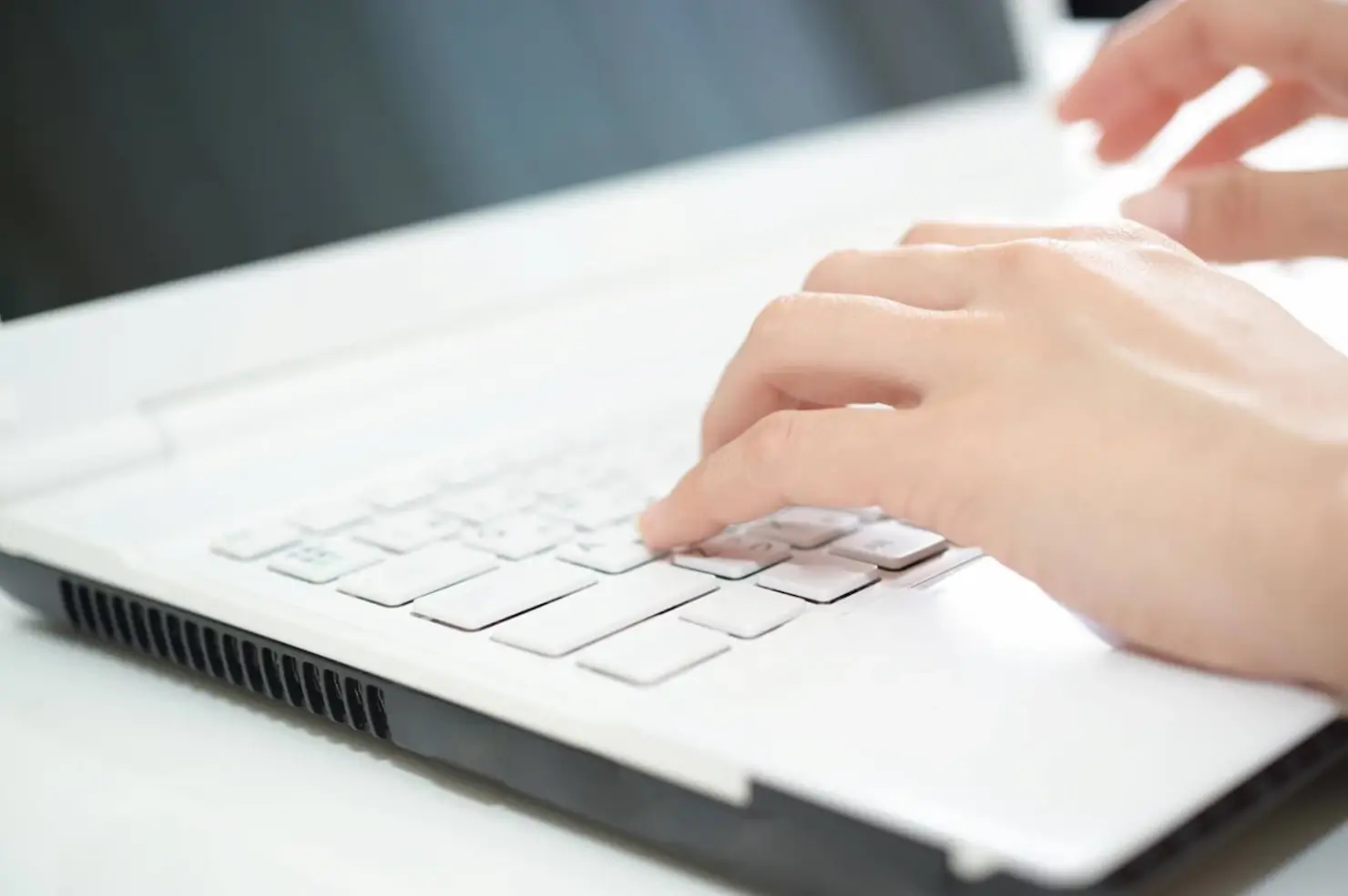 パソコンタイピング