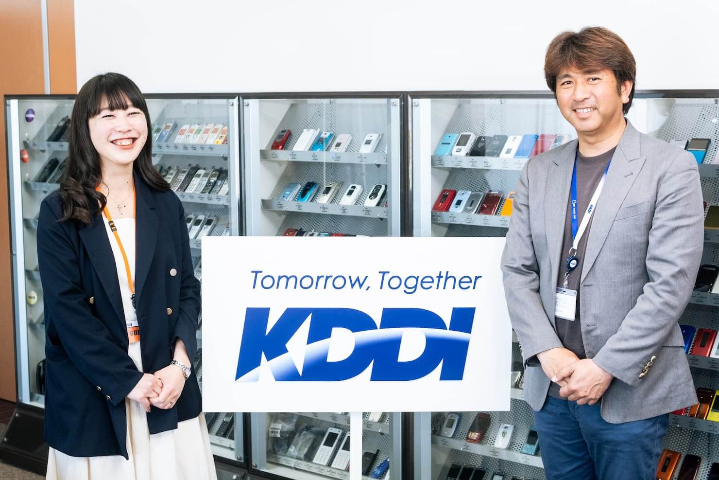 左：カスタマーサービス部 小浜 , 右：KDDI ブランド・コミュニケーション本部 北山様