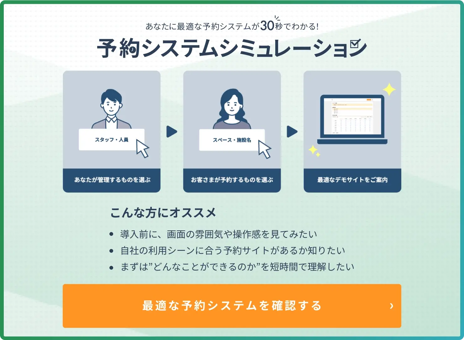 予約システムシミュレーション